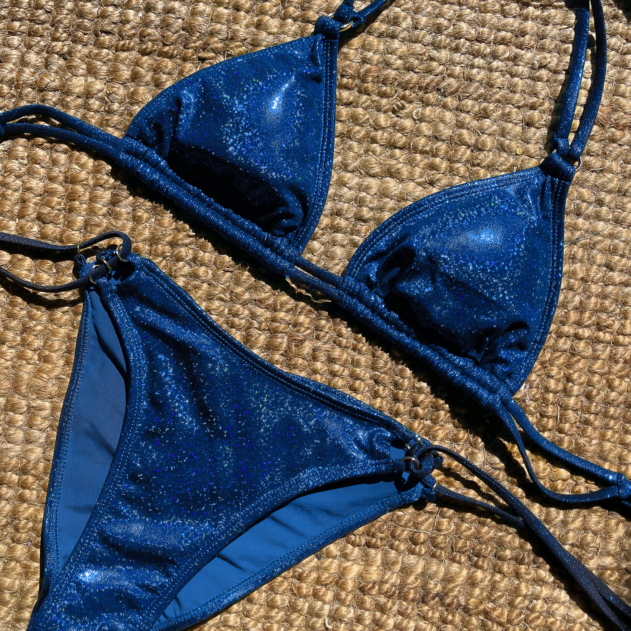 EDEN TOP - BLUE SAPPHIRE GLITTER - Image 3
