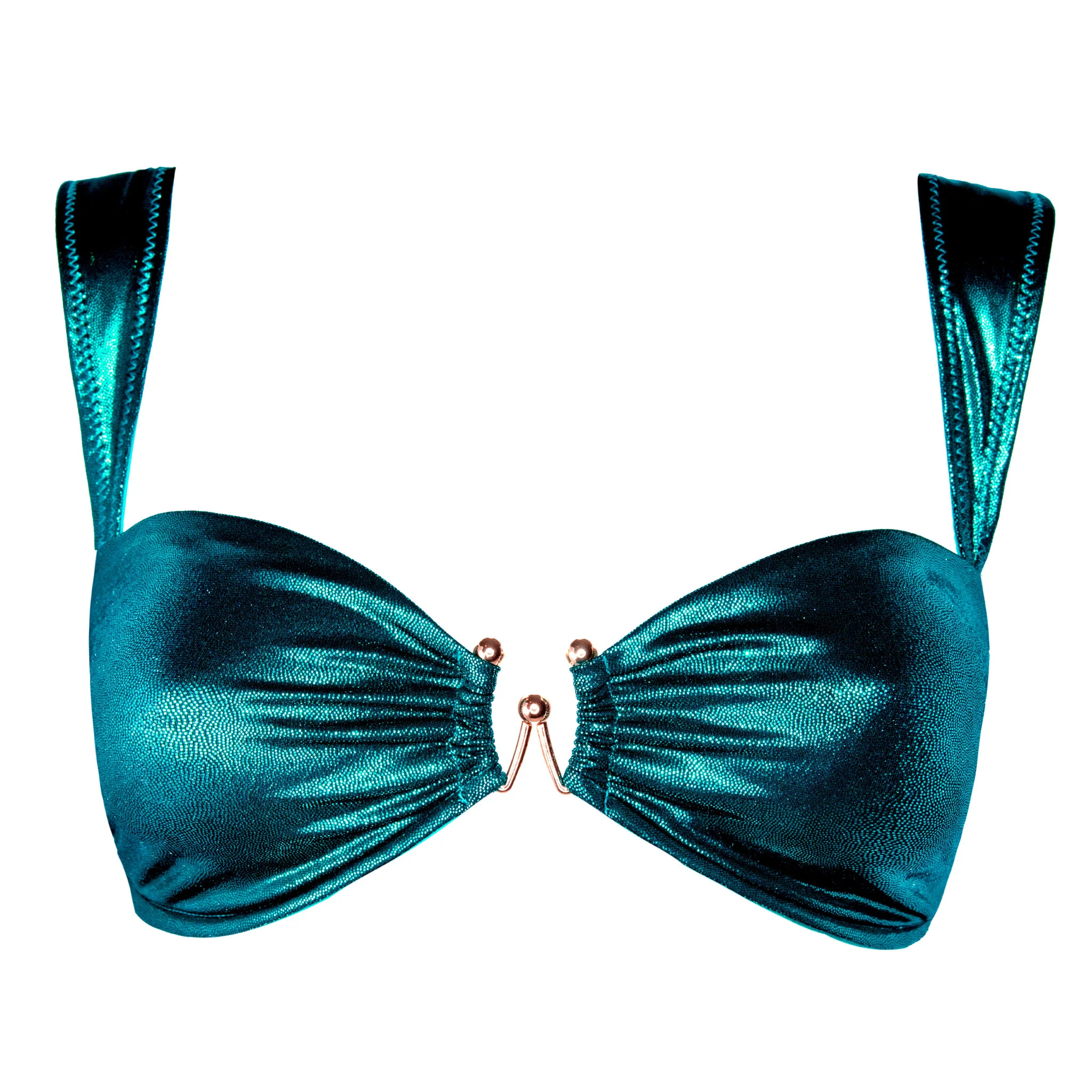 ESMINA TOP - TEAL GLITTER - Image 10