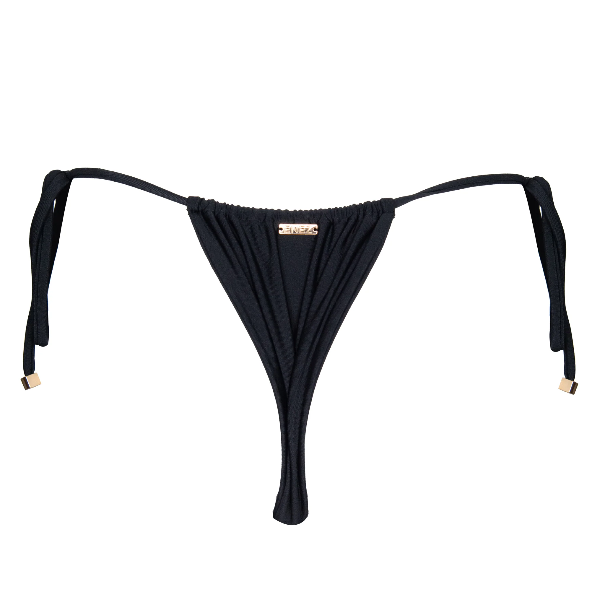 LUCIA THONG BOTTOM - BLACK - Image 7