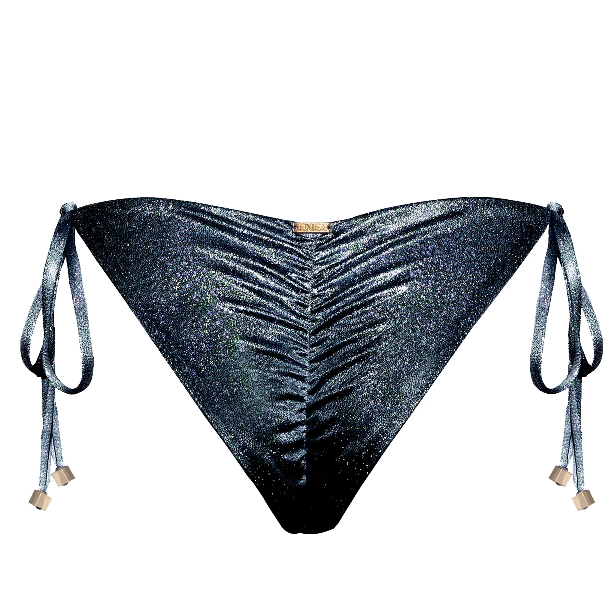 NOVA SCRUNCH BOTTOMS - GLITTER BLACK - Image 6