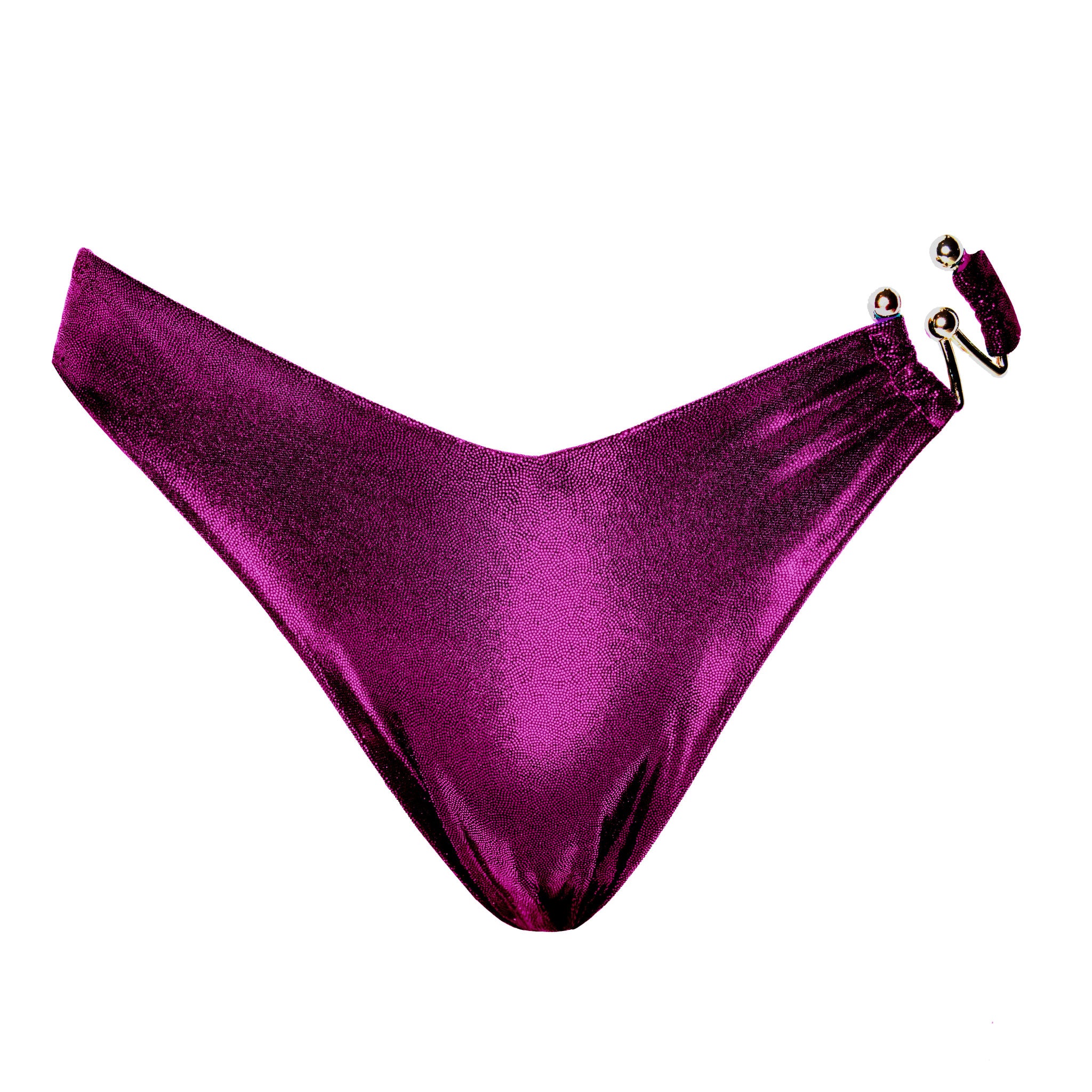 SEYLAH BOTTOM FULL COVERAGE - SANGRIA GLITTER - Image 6