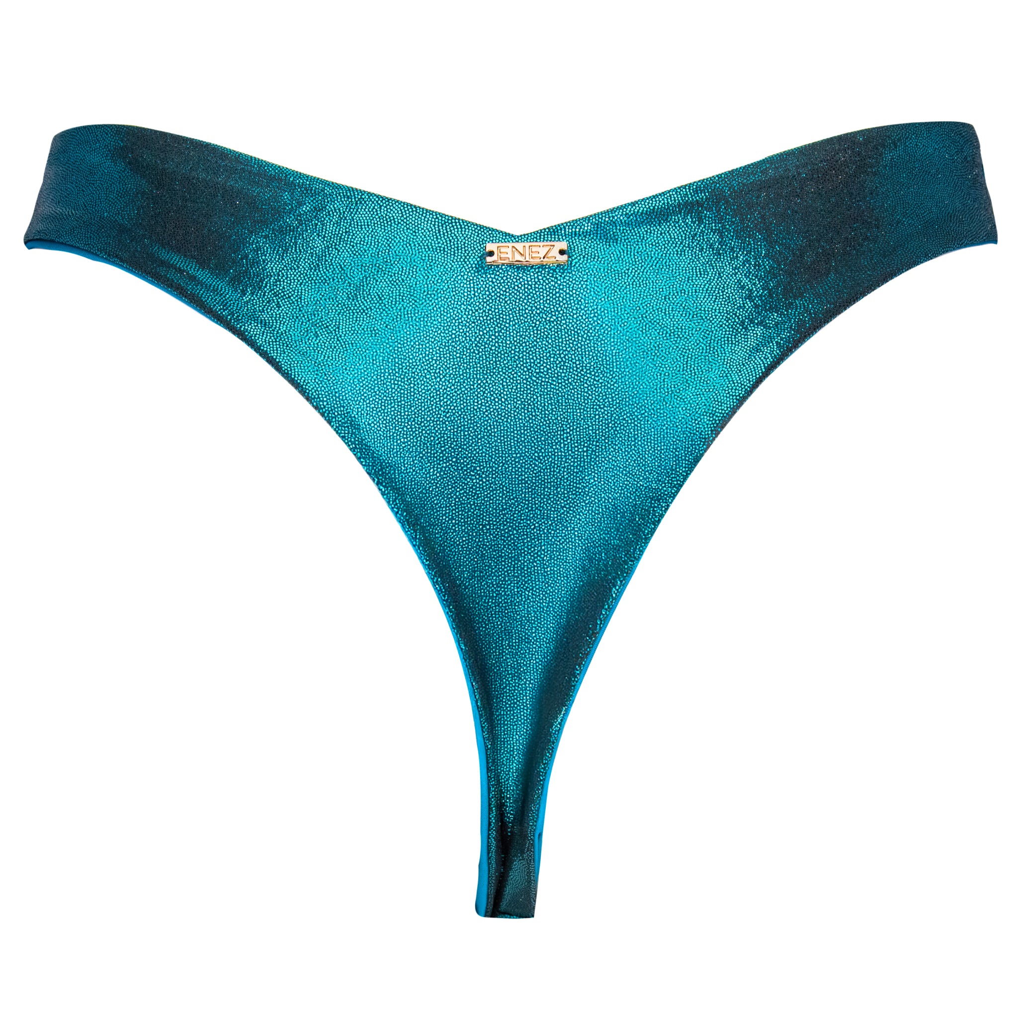 SEYLAH BOTTOM CHEEKY - TEAL GLITTER - Image 2