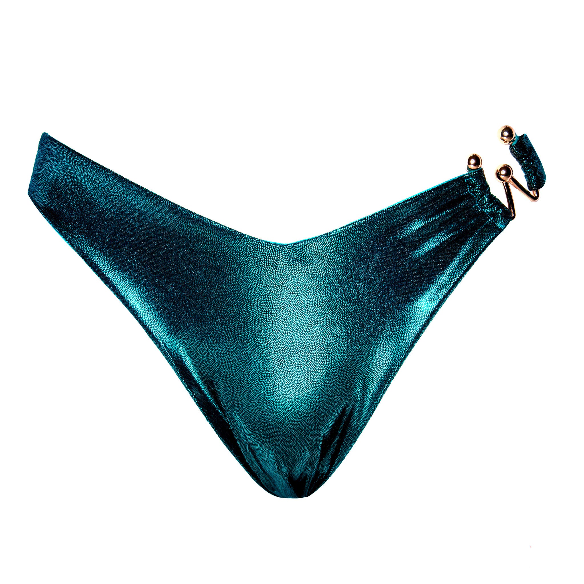 SEYLAH BOTTOM CHEEKY - TEAL GLITTER - Image 7
