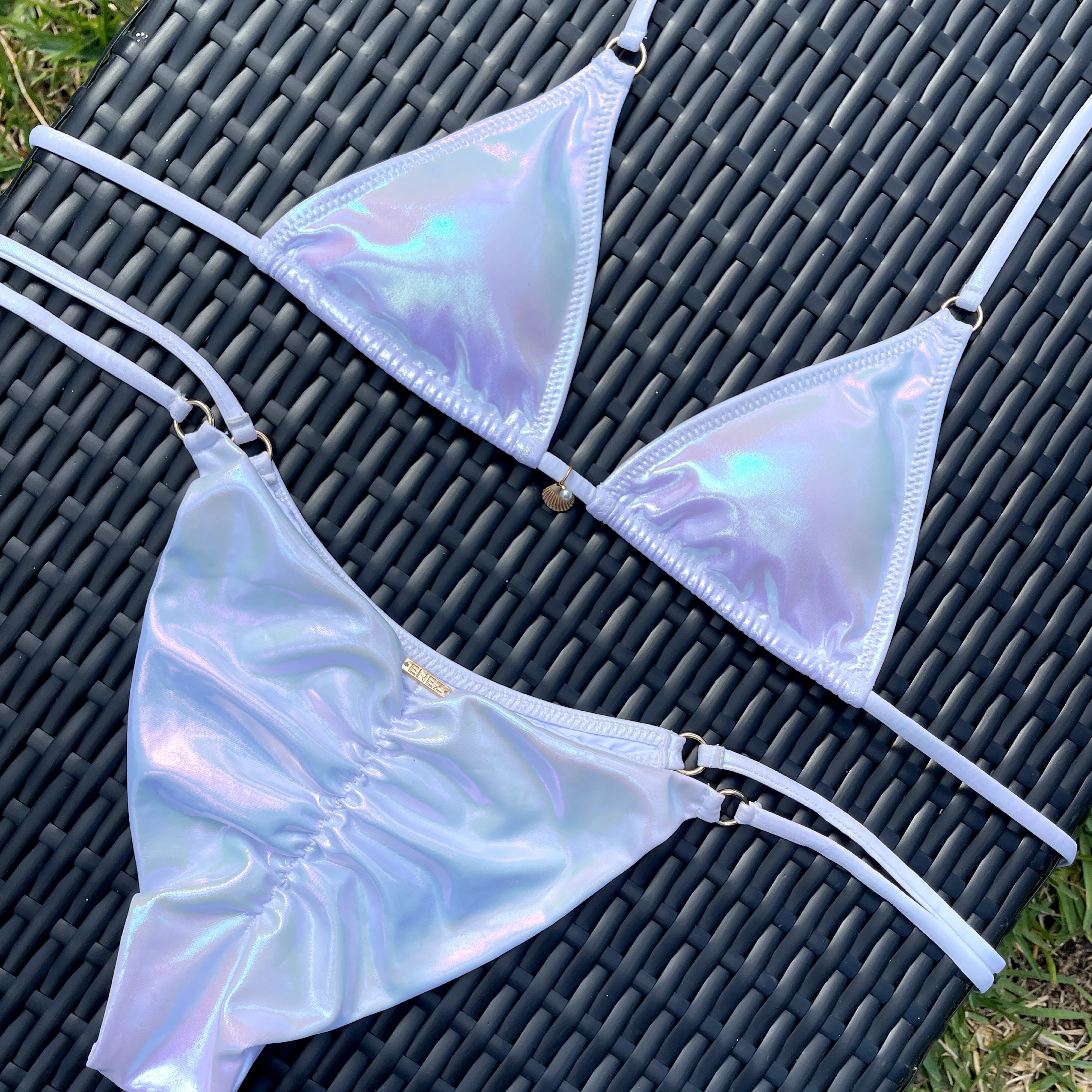 VIVIAN SCRUNCH BOTTOM - MOONSTONE - Image 4